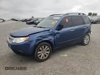 2012 Subaru Forester X Premium with VIN JF2SHBDC3CH447317, listed as a Copart auction lot 58572385 with 151,676 mi miles and Salvage title. Bid and sale history available at DreamBid. Image 1.