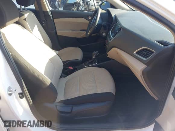 2021 Hyundai Accent SE with VIN 3KPC24A62ME134698, listed as a IAAI auction lot 42990004 with 53,529 mi miles and . Bid and sale history available at DreamBid. Image 5.