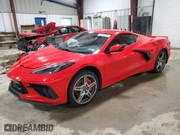 2020 Chevrolet Corvette 2LT с VIN 1G1Y72D41L5119344, выставлен на аукционе Copart как лот 55598304 с пробегом Не указан миль и Списание • Salvage title. История ставок и продаж доступна на DreamBid. Изображение 1.