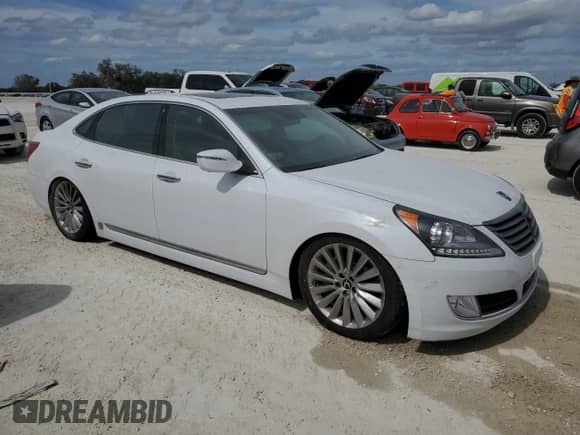 2014 Hyundai Equus Ultimate с VIN KMHGH4JHXEU090143, выставлен на аукционе Copart как лот 75199064 с пробегом Не указан миль и На запчасти • Non repairable. История ставок и продаж доступна на DreamBid. Изображение 4.