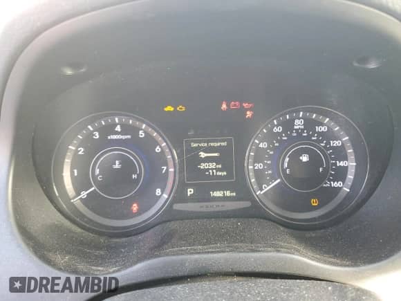 2015 Hyundai Azera с VIN KMHFG4JG8FA472213, выставлен на аукционе Copart как лот 80800894 с пробегом 148 216 миль миль и Чистый • Clean title. История ставок и продаж доступна на DreamBid. Изображение 9.