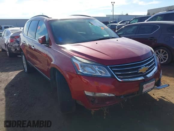 2013 Chevrolet Traverse LT z VIN 1GNKRGKD5DJ175049, wystawiony jako IAAI lot #41598229 z przebiegiem 167 239 mil mil oraz . Historia ofert i sprzedaży dostępna na DreamBid. Obrazek 1.