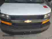 2023 Chevrolet Express Cargo z VIN 1GCWGBFP1P1249384, wystawiony jako Copart lot #64176105 z przebiegiem Nie podano mil oraz Szkoda całkowita • Salvage title. Historia ofert i sprzedaży dostępna na DreamBid. Obrazek 11.