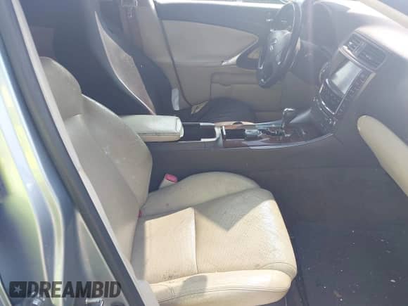 2010 Lexus IS 250 z VIN JTHCF5C23A5038654, wystawiony jako IAAI lot #42597794 z przebiegiem 247 483 mil mil oraz . Historia ofert i sprzedaży dostępna na DreamBid. Obrazek 5.