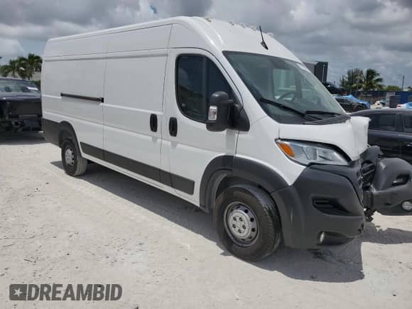 2023 Ram ProMaster Cargo z VIN 3C6MRVJGXPE582052, wystawiony jako Copart lot #61475025 z przebiegiem 1 849 mil mil oraz Szkoda całkowita • Salvage title. Historia ofert i sprzedaży dostępna na DreamBid. Obrazek 4.