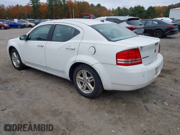 2008 Dodge Avenger SXT with VIN 1B3LC56K98N265641, listed as a IAAI auction lot 43516988 with 157,820 mi miles and . Bid and sale history available at DreamBid. Image 3.
