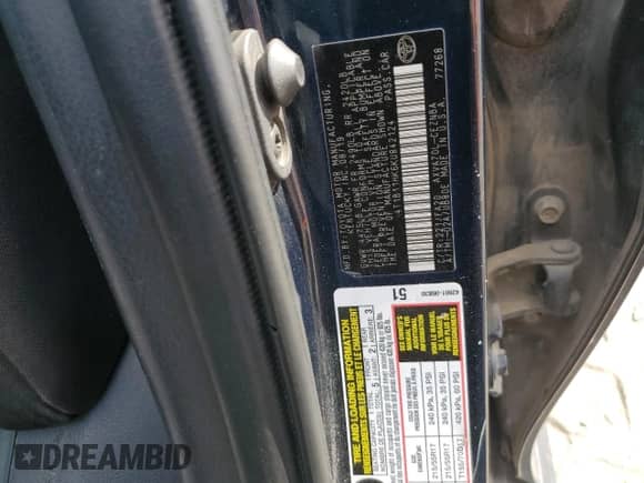 2019 Toyota Camry LE с VIN 4T1B11HK6KU842124, выставлен на аукционе Copart как лот 83793575 с пробегом 194 095 миль миль и Списание • Salvage title. История ставок и продаж доступна на DreamBid. Изображение 13.