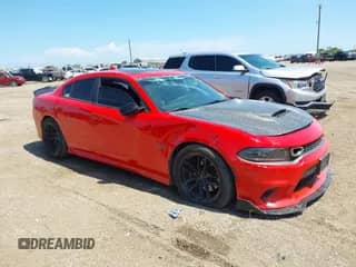 2023 Dodge Charger Scat Pack with VIN 2C3CDXGJ4PH593249, listed as a IAAI auction lot 42989815 with 23,994 mi miles and . Bid and sale history available at DreamBid. Image 1.