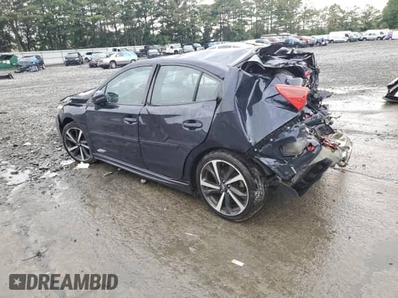 2021 Subaru Impreza Special Sports with VIN 4S3GKAM68M3601996, listed as a Copart auction lot 62596335 with Not provided miles and Salvage title. Bid and sale history available at DreamBid. Image 2.