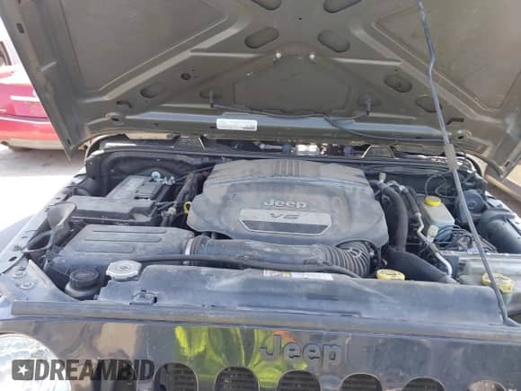 2015 Jeep Wrangler Sport with VIN 1C4AJWAGXFL650428, listed as a IAAI auction lot 42010629 with 80,039 mi miles and . Bid and sale history available at DreamBid. Image 10.