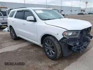 2018 Dodge Durango GT with VIN 1C4RDHDG2JC494301, listed as a IAAI auction lot 42171927 with 120,655 mi miles and . Bid and sale history available at DreamBid. Image 1.