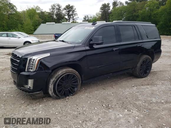 2015 Cadillac Escalade Platinum z VIN 1GYS4PKJ9FR641285, wystawiony jako Copart lot #58336925 z przebiegiem 91 365 mil mil oraz Czysty tytuł • Clean title. Historia ofert i sprzedaży dostępna na DreamBid. Obrazek 1.