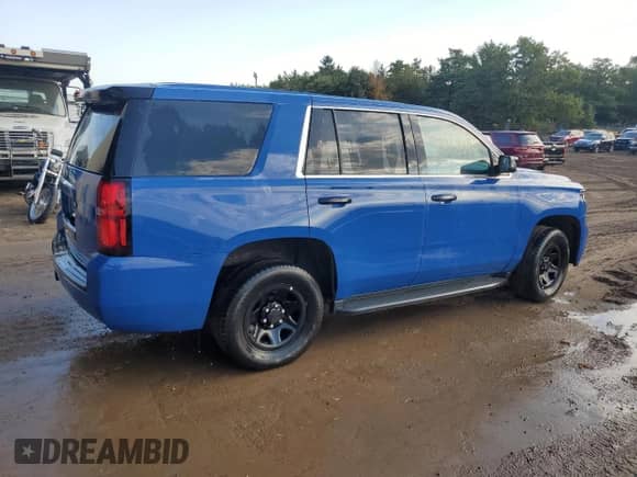 2020 Chevrolet Tahoe Commercial z VIN 1GNSKDECXLR243268, wystawiony jako Copart lot #82063175 z przebiegiem 101 303 mil mil oraz Czysty tytuł • Clean title. Historia ofert i sprzedaży dostępna na DreamBid. Obrazek 3.