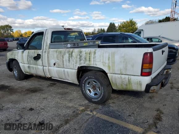 2003 GMC Sierra 1500 Work Truck with VIN 1GTEC14X93Z150604, listed as a Copart auction lot 82720595 with 157,349 mi miles and Clean title. Bid and sale history available at DreamBid. Image 2.