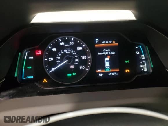 2020 Hyundai Ioniq SE with VIN KMHC65LD9LU233973, listed as a Copart auction lot 42699895 with 61,087 mi miles and Non repairable. Bid and sale history available at DreamBid. Image 9.