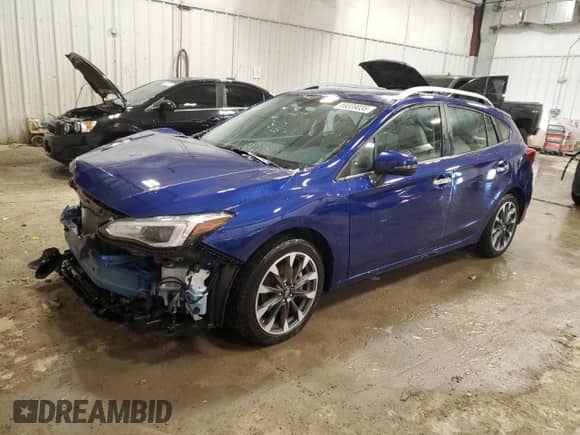 2022 Subaru Impreza Limited z VIN 4S3GTAT69N3707518, wystawiony jako Copart lot #89339035 z przebiegiem 38 156 mil mil oraz Szkoda całkowita • Salvage title. Historia ofert i sprzedaży dostępna na DreamBid. Obrazek 1.