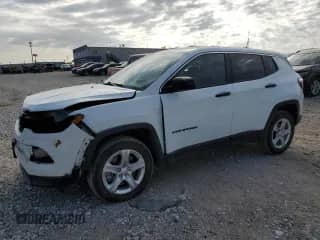 2023 Jeep Compass Sport with VIN 3C4NJDAN3PT564548, listed as a Copart auction lot 84759185 with 51,012 mi miles and Salvage title. Bid and sale history available at DreamBid. Image 1.