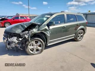 2017 Dodge Journey Crossroad with VIN 3C4PDCGG5HT606562, listed as a Copart auction lot 68520725 with 138,030 mi miles and Salvage title. Bid and sale history available at DreamBid. Image 1.