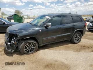 2019 Jeep Grand Cherokee Trailhawk with VIN 1C4RJFLG0KC655910, listed as a Copart auction lot 63320195 with 93,639 mi miles and Salvage title. Bid and sale history available at DreamBid. Image 1.