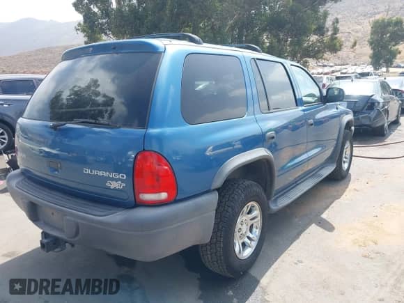 2003 Dodge Durango Sport with VIN 1D4HS38N53F588836, listed as a IAAI auction lot 42554650 with 116,118 mi miles and . Bid and sale history available at DreamBid. Image 4.
