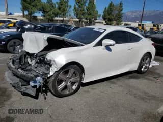 2016 Lexus RC 200t F Sport with VIN JTHHA5BC6G5001640, listed as a Copart auction lot 71858025 with 147,260 mi miles and Salvage title. Bid and sale history available at DreamBid. Image 1.