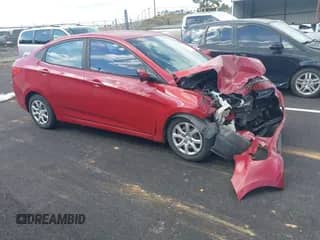 2014 Hyundai Accent GLS with VIN KMHCT4AE8EU648302, listed as a IAAI auction lot 43269524 with 210,060 mi miles and . Bid and sale history available at DreamBid. Image 1.