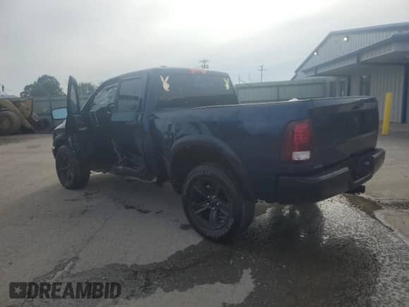 2021 Ram 1500 Warlock z VIN 1C6RR7GG2MS536958, wystawiony jako Copart lot #64079245 z przebiegiem 54 933 mil mil oraz Szkoda całkowita • Salvage title. Historia ofert i sprzedaży dostępna na DreamBid. Obrazek 2.