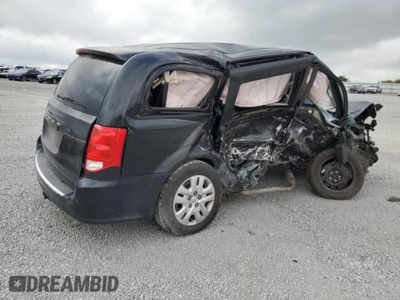 2016 Dodge Grand Caravan SE Plus z VIN 2C4RDGBG4GR184518, wystawiony jako Copart lot #71631275 z przebiegiem Nie podano mil oraz Szkoda całkowita • Salvage title. Historia ofert i sprzedaży dostępna na DreamBid. Obrazek 3.