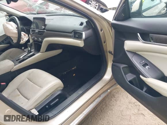 2018 Honda Accord EX-L with VIN 1HGCV1F54JA143585, listed as a IAAI auction lot 43042603 with Not provided miles and . Bid and sale history available at DreamBid. Image 5.