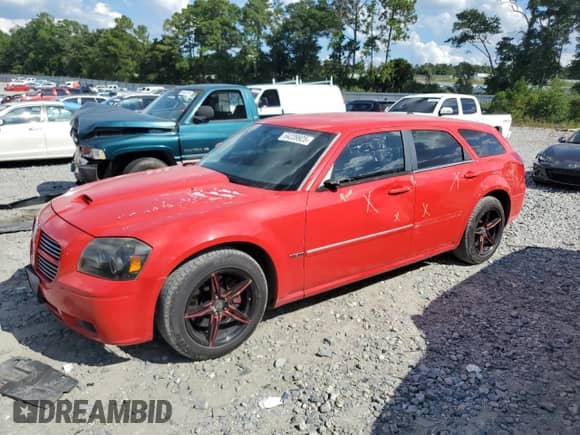 2007 Dodge Magnum R/T with VIN 2D4GV57267H656684, listed as a Copart auction lot 64239925 with 92,859 mi miles and Salvage title. Bid and sale history available at DreamBid. Image 1.