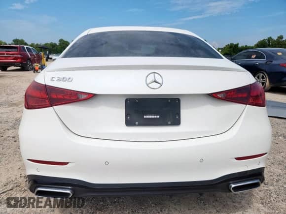 2022 Mercedes-Benz C 300 with VIN W1KAF4GB6NR059757, listed as a Copart auction lot 69696045 with 53,088 mi miles and Salvage title. Bid and sale history available at DreamBid. Image 6.