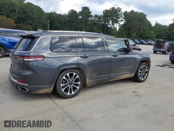 2021 Jeep Grand Cherokee Overland с VIN 1C4RJKDT8M8139496, выставлен на аукционе Copart как лот 71517745 с пробегом 52 769 миль миль и Списание • Salvage title. История ставок и продаж доступна на DreamBid. Изображение 3.