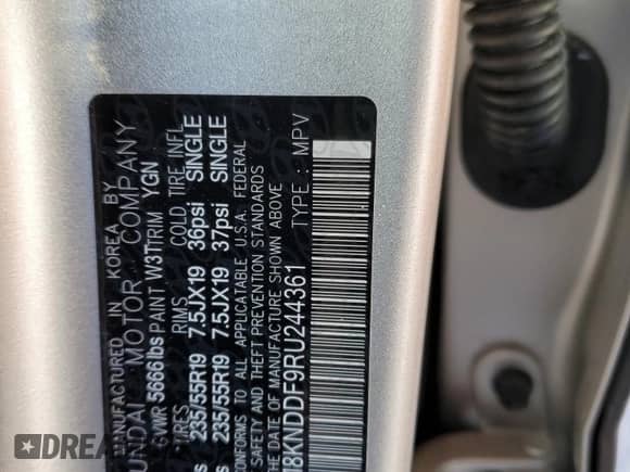 2024 Hyundai Ioniq 5 SEL с VIN KM8KNDDF9RU244361, выставлен на аукционе Copart как лот 87413444 с пробегом 8 843 миль миль и Списание • Salvage title. История ставок и продаж доступна на DreamBid. Изображение 12.