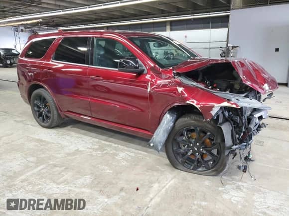 2020 Dodge Durango GT with VIN 1C4RDJDG7LC395497, listed as a Copart auction lot 60427495 with 79,753 mi miles and Salvage title. Bid and sale history available at DreamBid. Image 4.