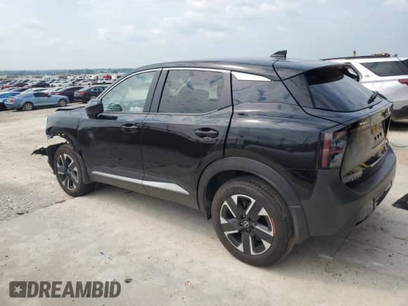 2025 Nissan Kicks SV with VIN 3N8AP6CB7SL325688, listed as a Copart auction lot 66565935 with 4,361 mi miles and Salvage title. Bid and sale history available at DreamBid. Image 2.