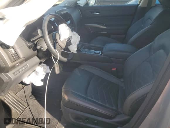 2023 Nissan Pathfinder Platinum with VIN 5N1DR3DK2PC226632, listed as a Copart auction lot 80541695 with 4,019 mi miles and Salvage title. Bid and sale history available at DreamBid. Image 7.