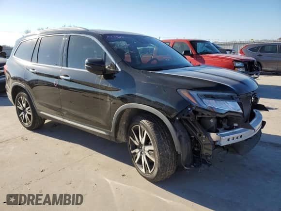 2022 Honda Pilot Touring 8-Passenger with VIN 5FNYF5H9XNB014112, listed as a Copart auction lot 85129194 with 64,061 mi miles and Salvage title. Bid and sale history available at DreamBid. Image 4.