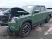 2023 Nissan Frontier SV with VIN 1N6ED1EK3PN642166, listed as a IAAI auction lot 43036612 with 12,295 mi miles and . Bid and sale history available at DreamBid. Image 18.