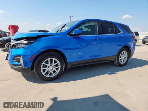 2024 Chevrolet Equinox LT с VIN 3GNAXKEG7RS110039, выставлен на аукционе Copart как лот 68189645 с пробегом 33 569 миль миль и Списание • Salvage title. История ставок и продаж доступна на DreamBid. Изображение 1.