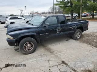 2002 Dodge Dakota Sport with VIN 1B7GG32N02S564002, listed as a Copart auction lot 81347474 with Not provided miles and Salvage title. Bid and sale history available at DreamBid. Image 1.
