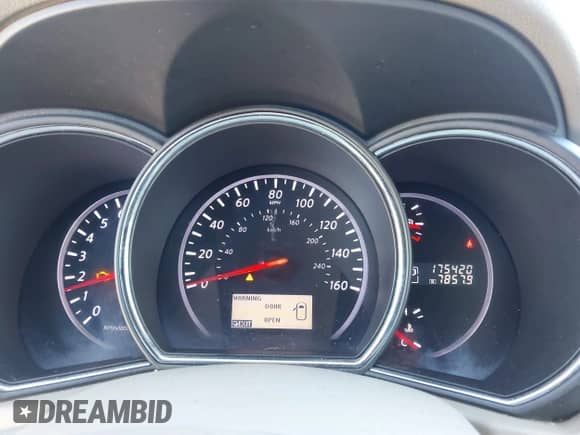 2012 Nissan Murano SL with VIN JN8AZ1MUXCW103848, listed as a IAAI auction lot 41635052 with 175,420 mi miles and . Bid and sale history available at DreamBid. Image 7.