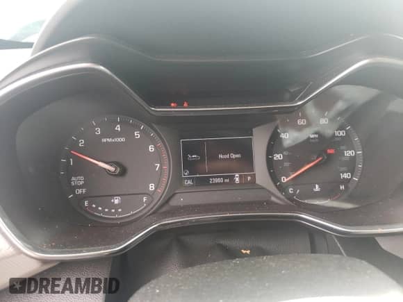 2021 Chevrolet TrailBlazer LT with VIN KL79MPS25MB020724, listed as a Copart auction lot 58130335 with 23,960 mi miles and Salvage title. Bid and sale history available at DreamBid. Image 9.
