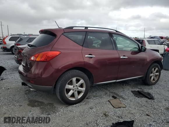 2009 Nissan Murano S z VIN JN8AZ18U49W022458, wystawiony jako Copart lot #70109845 z przebiegiem Nie podano mil oraz Szkoda całkowita • Salvage title. Historia ofert i sprzedaży dostępna na DreamBid. Obrazek 3.