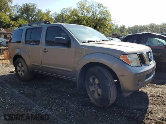 2005 Nissan Pathfinder SE z VIN 5N1AR18U45C760456, wystawiony jako Copart lot #81445635 z przebiegiem 159 093 mil mil oraz Szkoda całkowita • Salvage title. Historia ofert i sprzedaży dostępna na DreamBid. Obrazek 4.