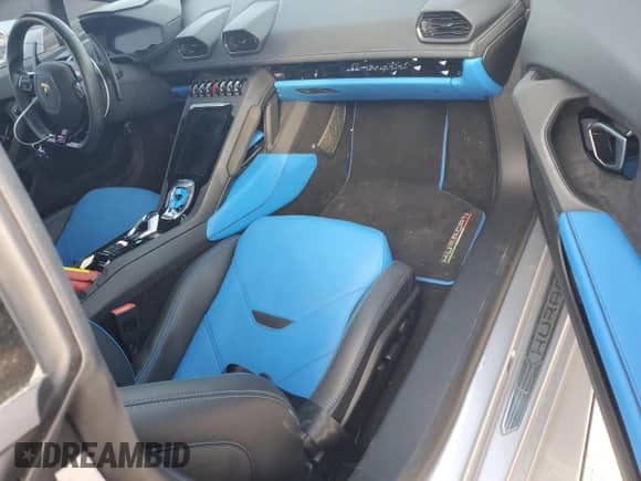 2021 Lamborghini Huracan with VIN ZHWUF5ZF2MLA17322, listed as a Copart auction lot 74884884 with 11,078 mi miles and Non repairable. Bid and sale history available at DreamBid. Image 8.