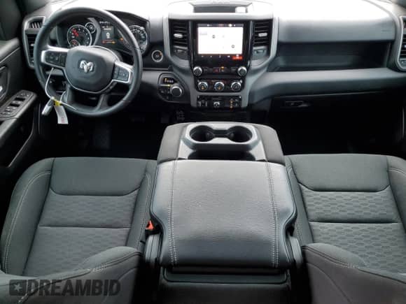 2025 Ram 1500 Tradesman with VIN 1C6RRFGG1SN578236, listed as a Copart auction lot 59775245 with 17,853 mi miles and Salvage title. Bid and sale history available at DreamBid. Image 8.