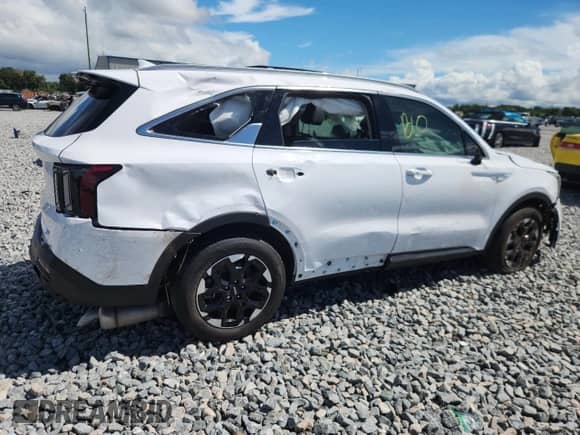 2024 Kia Sorento S with VIN 5XYRL4JC4RG295352, listed as a Copart auction lot 80300795 with 44,851 mi miles and Non repairable. Bid and sale history available at DreamBid. Image 3.