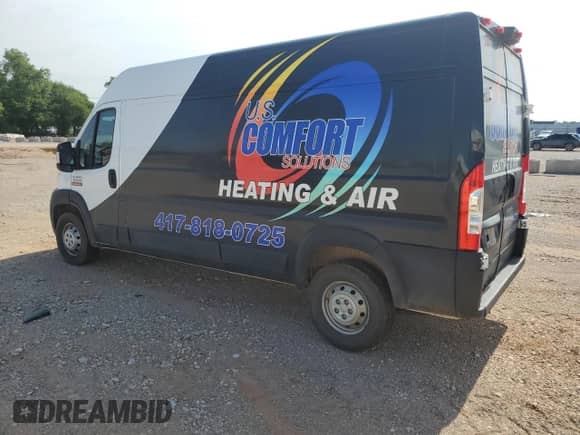 2019 Ram ProMaster Cargo с VIN 3C6TRVDG6KE547248, выставлен на аукционе Copart как лот 61182785 с пробегом 91 801 миль миль и Списание • Salvage title. История ставок и продаж доступна на DreamBid. Изображение 2.