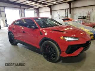 2023 Lamborghini Urus S with VIN ZPBUB3ZL4PLA27312, listed as a Copart auction lot 80450905 with 7,155 mi miles and Clean title. Bid and sale history available at DreamBid. Image 4.