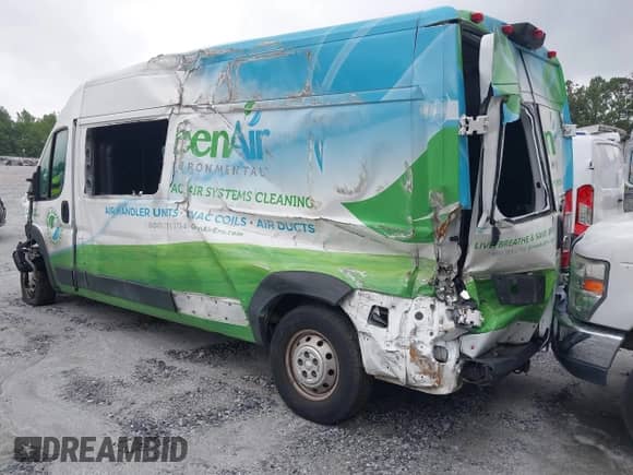 2019 Ram ProMaster Cargo z VIN 3C6TRVDG4KE509694, wystawiony jako IAAI lot #42398892 z przebiegiem 114 047 mil mil oraz . Historia ofert i sprzedaży dostępna na DreamBid. Obrazek 3.